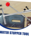 Water Stopper Tool Kit For Plumbing Emergency Leak Repair With Wrench And Pins Built Tough From Stainless Steel Copper And Rubber