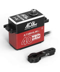 40KG Waterproof RC-Steering-Servo High-Torque - Full Metal Gear Brushless Digital Servo for 1/10 RC Car, Control Angle 180° (A73BHLW V2) front view