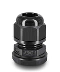 10 Pack Waterproof Cable Glands And Joints For 6 To 12mm Cables M20x1.5 Black Compression Fittings With 20mm Hole IP66 Weatherproof