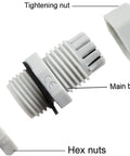 15 Pack IP68 Waterproof Cable Gland Kit Three Quarter Inch NPT Nylon Cable Glands With Adjustable Lock Nut Strain Relief Cord Connectors