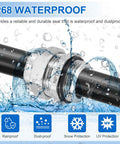 M28x1.5mm Cable Glands IP68 Waterproof Strain Relief Cord Grip Connector For 13 To 18mm Wire Diameter, 304 Stainless Steel Wire Protectors