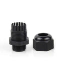Long Thread Waterproof Cable Glands Set 10 Pack Plastic Adjustable 3 to 13 Millimeters Cable Connectors With Gaskets for PG7 PG9 PG11 PG13.5 PG16 Durable Seals and Easy Install for DIY and Outdoor Electrical Projects