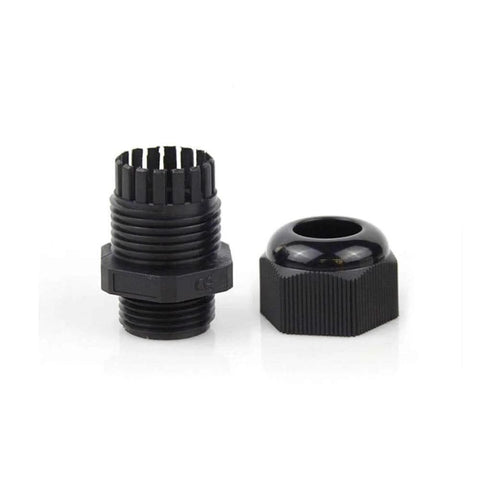 Long Thread Waterproof Cable Glands Set 10 Pack Plastic Adjustable 3 to 13 Millimeters Cable Connectors With Gaskets for PG7 PG9 PG11 PG13.5 PG16 Durable Seals and Easy Install for DIY and Outdoor Electrical Projects