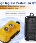 4 Wire Double Acting Dump Trailer Remote Control Switch For 12V DC Hydraulic Power Unit Up And Down Controller left view