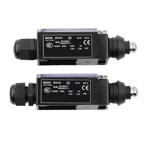 Waterproof Elevator Switch With Automatic Speed Limiter And Buffer Tensioner Built Tough Elevator Parts With Manual Reset UK Style displayed, close-up view.