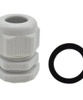 Waterproof M20 Cable Glands Set 10 Pcs IP68 Adjustable 6 To 12mm Cable Joints With Locknuts Nylon PA66 and Nitrile Seal
