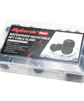 Plastic case of Heavy Duty Cord Grip Cable Glands Kit For Electrical Boxes NPT Waterproof Nylon Strain Relief Set With Fifty Pieces