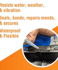 Person applying Black Silicone Adhesive Sealant Sensor Safe RTV Indoor Outdoor Waterproof Flexible Sealant For Glass Metal Plastics Fabric