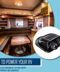 Waterproof Solar Cable Entry Gland With Dual Glands And ABS Plastic Junction Box Cover for RV interiors