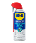 WD-40 Specialist White Lithium Grease Spray with SMART STRAW SPRAYS 2 WAYS, 10 OZ can with red applicator straw