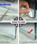 How to use guide for Weather Stripping Door Seal Strip 33 Feet, Sealing Sticker Sealing Tape for Door Draft Stopper Adhesive.