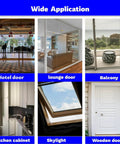 Various applications of Silicone Weather Stripping Seal Door Tape 16.5 Feet Strip Bottom Draft Insulation Stopper Weatherproof Soundproof.