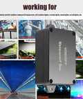 Outdoor Universal Junction Box Weatherproof IP67 ABS Plastic Enclosure With Dustproof Sealing Fixed Knockouts Four M16 Cable Glands Compact 100x68x40mm Design for various installations