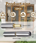 40 Pack Weldable Barrel Hinges Two And A Half Inch By Three Eighth Inch Heavy Duty Weld On Bullet Hinges Product Size Diagram