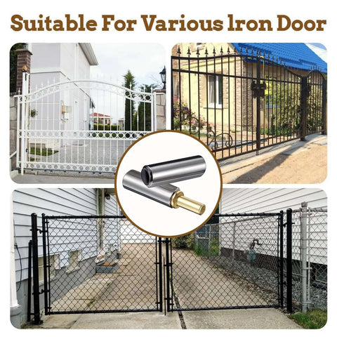 40 Pack Weldable Barrel Hinges Two And A Half Inch By Three Eighth Inch Heavy Duty Weld On Bullet Hinges Carbon Steel for gates