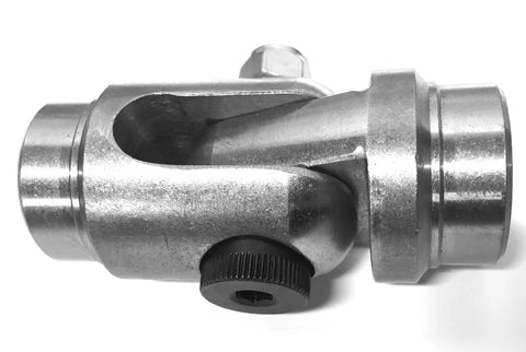 Side view of Weldable Tube Hinge For 1-1/4 Inch OD Tubing 0.095-0.120 Wall With 0.990-1.04 Inch ID Hinge Joint Kit in steel.