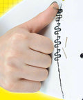 Thumb holding repaired plastic piece with 1000Pcs WaveShape Hot Staples for plastic welding 0.8mm and 0.6mm sizes in automotive repair