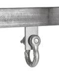 2 Wheel Trolley Assembly Stable Welded Roller Design for 1-5/8 Inch Wide and Taller Strut Channels Heavy Duty Steel Build