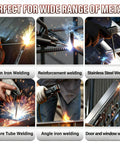 Portable Stick Welder Kit All In One 250Amp 110V for thin iron, reinforcement, stainless steel, square tube, angle iron, door welding