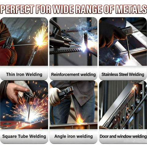 Portable Stick Welder Kit All In One 250Amp 110V for thin iron, reinforcement, stainless steel, square tube, angle iron, door welding
