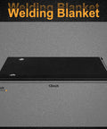 4 Pack 12 x 9 Inch Welding Blankets Set Fireproof Heat Resistant Soldering Mats for Copper Pipe Brazing and Repairs, shown front view.
