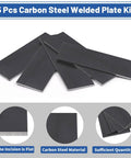 5Pcs 2x6 Inch Welding Coupons Kit For MIG TIG Arc Weld Training And Practice One Eighth Inch Thick Mild Steel Plates 11 Gauge Coupons