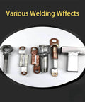 Various welding effects using 55 Pcs Aluminum Brazing Rods Set For Welding Aluminum Low Temperature Easy Melt No Flux Required 3 32nd Inch By 13 Inch Universal Weld DIY Friendly For Home Shop Repair
