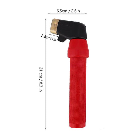 Heavy Duty 400A Welding Electrode Holder For Stick Arc Welding American Style Stinger Clamp Full Copper Conductive Rod 21cm