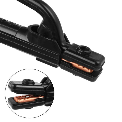 Heavy Duty Welding Electrode Holder Clamp With Copper Wire Leads 2 Meter And 3 Meter Cables MMA ARC Ground Clamp 300 Amp