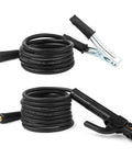 Heavy Duty Welding Electrode Holder Clamp With Copper Wire Leads 2 Meter And 3 Meter Cables MMA ARC Ground Clamp 300 Amp Welder Accessory Kit For Stick Welding