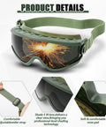 Welding Goggles Shade 5 IR Lens For Cutting Torch Brazing Eye Protection with adjustable strap and soft nose pad