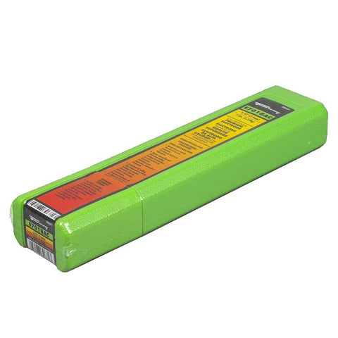 All Position E7018AC Welding Rod Three Thirty Second Inch One Pound Pack for easy use in AC and DC shown in green packaging