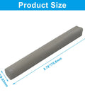 Low Temperature Welding Rods Six Piece Set For Aluminum Stainless Steel Copper Iron, 72mm size rod with dimensions shown.