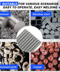 24 Pcs Low Temperature Universal Welding Rods Kit for various metals like aluminum, stainless steel, galvanized parts, and copper