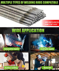 Welding rods compatible with Ultra Portable 110V ARC Welder Stick Machine, 250Amp Mini GNI Welder With 20 Rods images of wide applications.