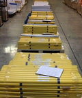 Warehouse storage of Pro Grade 5 Pound ER70S6 Mild Steel TIG Welding Rods Copper Coated One Sixteenth Inch Diameter Thirty Six Inch Length