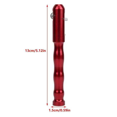 Welding Wire Feed Pen Rod Holder Filler for 1.0-3.2mm Wire with Ergonomic Grip, Rustproof Anodized Finish, Red