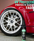 Ultra Wet Tire Dressing Spray Delivers Extreme Shine With Non Greasy Silicone Formula And UV Protection Preventing Sling 16 Oz