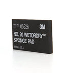 Close-up of Wetordry Sponge Pad Dual Sided For Wet And Dry Sanding Automotive with text and logo, angled front view