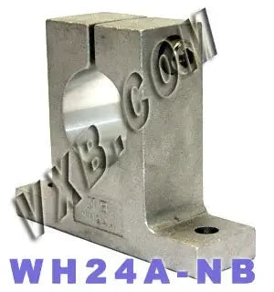 ✝️ NB Linear Systems WH24A 1-1/2" Shaft Support Supporter, side view showing metal construction and mounting hole.