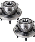 Wheel Bearing And Hub Assembly 513277 Front And Rear Six Lug With ABS Compatible With Buick Enclave Chevy Traverse