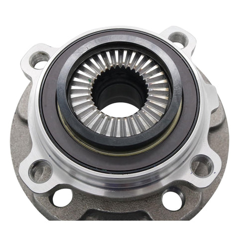 Close-up of Wheel Bearing And Hub Assembly For Front Or Rear Fitment Varies By Vehicle Make And Model OE Grade Precision Machined