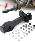 Wheel Bearing Hub Removal Tools Kit Compatible with All Axle Bolt Hubs 5, 6, 8 Lug Hubs Buster Puller shown with hub components