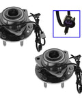 Front Wheel Bearing And Hub Assembly Set For Chevrolet Trailblazer Trailblazer Ext GMC Envoy Envoy XL Buick Rainier And Saab 9 7X