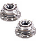Front Wheel Bearing and Hub Assembly Set 2 Piece Compatible with Mercedes Benz C300 4Matic GLC300 4Matic E300 4Matic E450 4Matic 2015 To 2021 Includes Left And Right Hubs OE Grade Bearing for Quiet Smooth Ride Easy Install, image of hub assemblies.