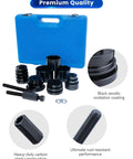 24 Piece Wheel Bearing Press Kit for Front Wheel Drive Vehicles Bearing Removal and Installation Set with blue case