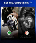 Wheel Bearing Press Kit for Front Wheel Drive Bearing Removal & Installation, 24pc Wheel Bearing Puller Tool detail view