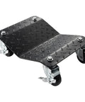 ✝️ Wheel Dolly, 3000 lbs Car Moving Dolly showing black metal platform with swivel casters for smooth motion and stable alignment