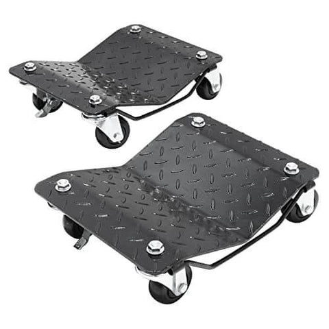 ✝️ Wheel Dolly, 3000 lbs Car Moving Dolly, Wheel Dolly Car Tire Stake Set of 2 Piece, heavy-duty car tire dolly cart with wheels