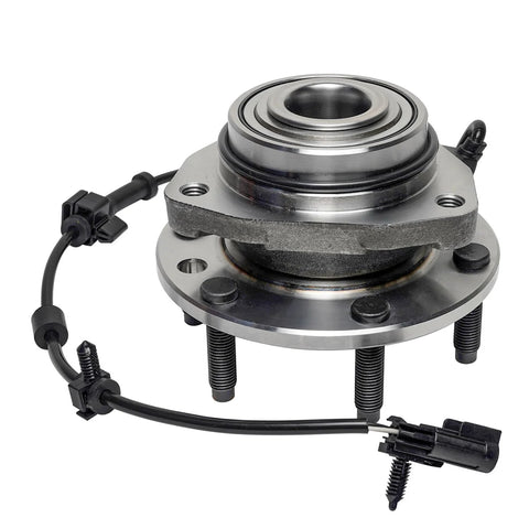 Front Wheel Hub Bearings Assembly With CV Axle Nuts For Chevy Trailblazer SSR GMC Envoy Buick Rainier with ABS sensor wire